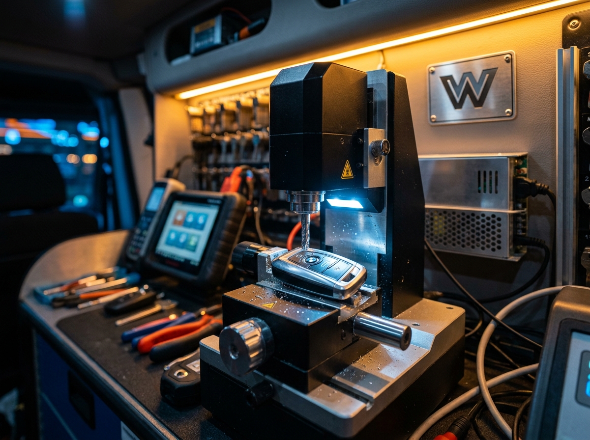 Laser Key Cutting & Transponder Programming Lab